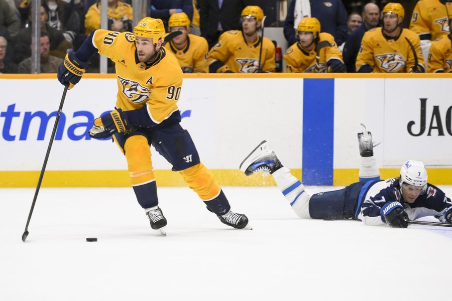 NHL: Winnipeg Jets at Nashville Predators