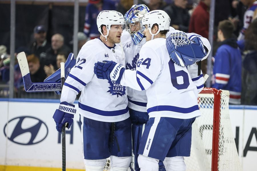 NHL: Toronto Maple Leafs at New York Rangers