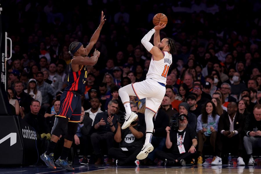 NBA: Golden State Warriors at New York Knicks