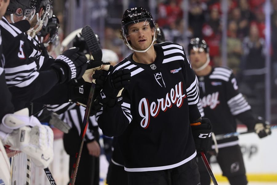 NHL: Winnipeg Jets at New Jersey Devils