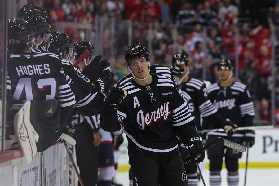 NHL: Columbus Blue Jackets at New Jersey Devils