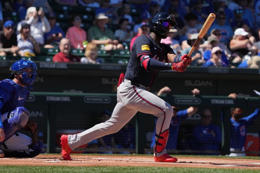 MLB: Spring Training-Atlanta Braves in Chicago Cubs