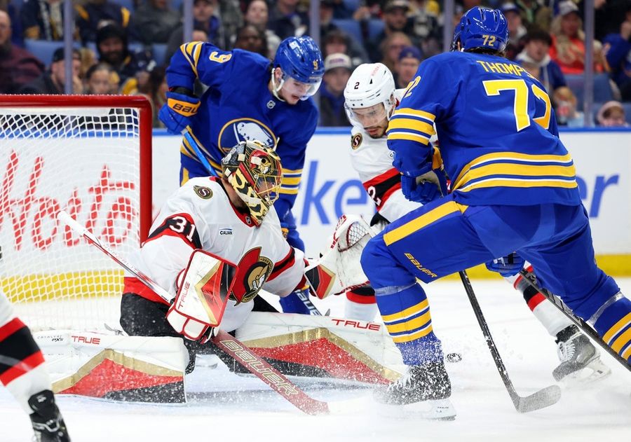 NHL: Ottawa Senators at Buffalo Sabres