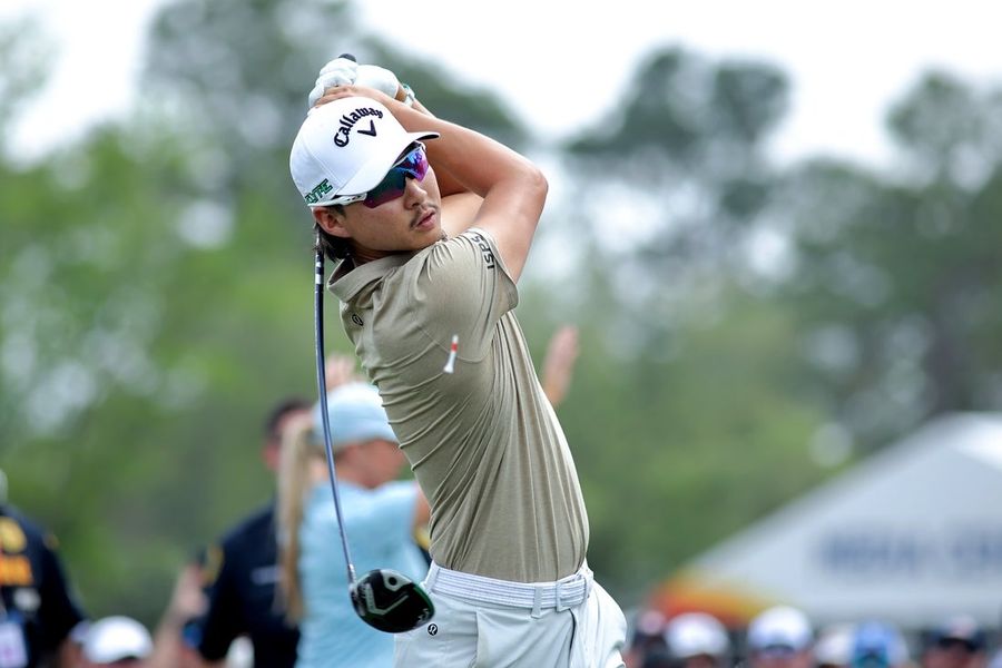 Min Woo Lee charges into lead with 63 at Houston Open