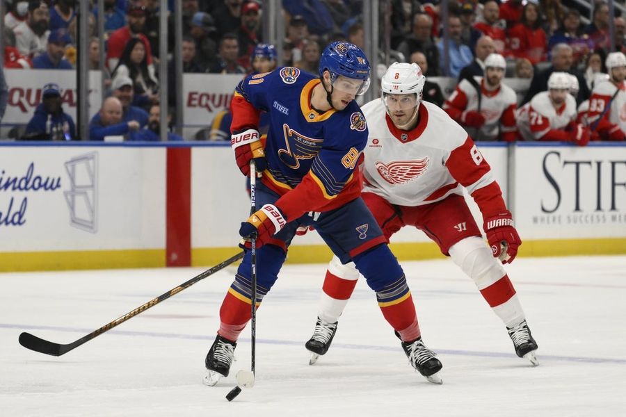NHL: Detroit Red Wings at St. Louis Bluz