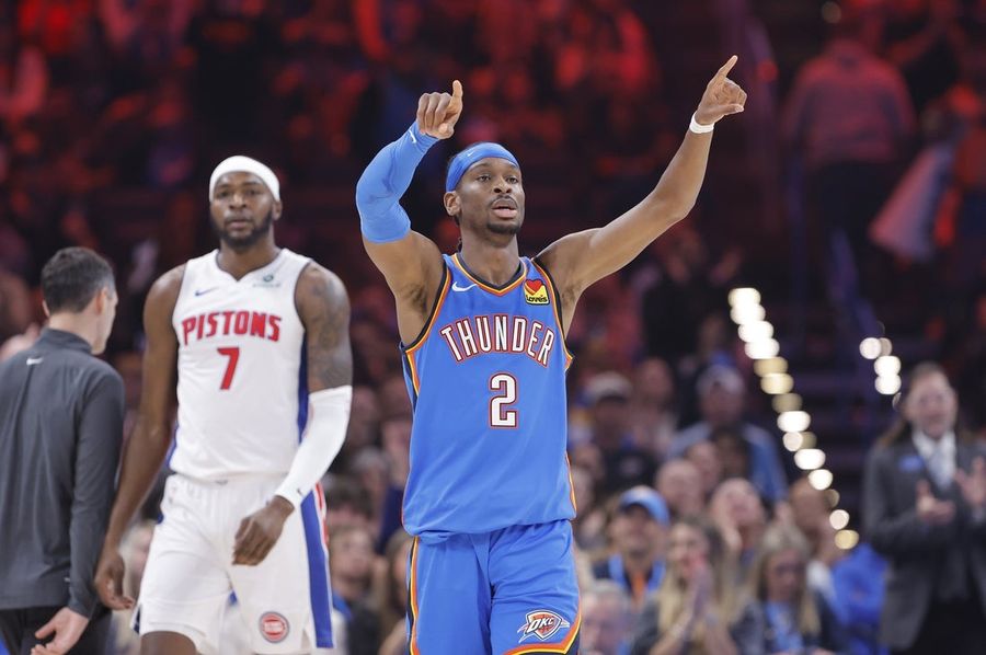 NBA: Detroit Pistons at Oklahoma City Thunder