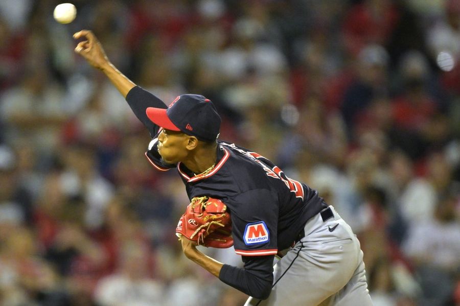 MLB: Cleveland Guardians at Los Angeles Angels