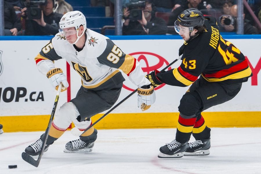 NHL: Vegas Golden Knights at Vancouver Canucks