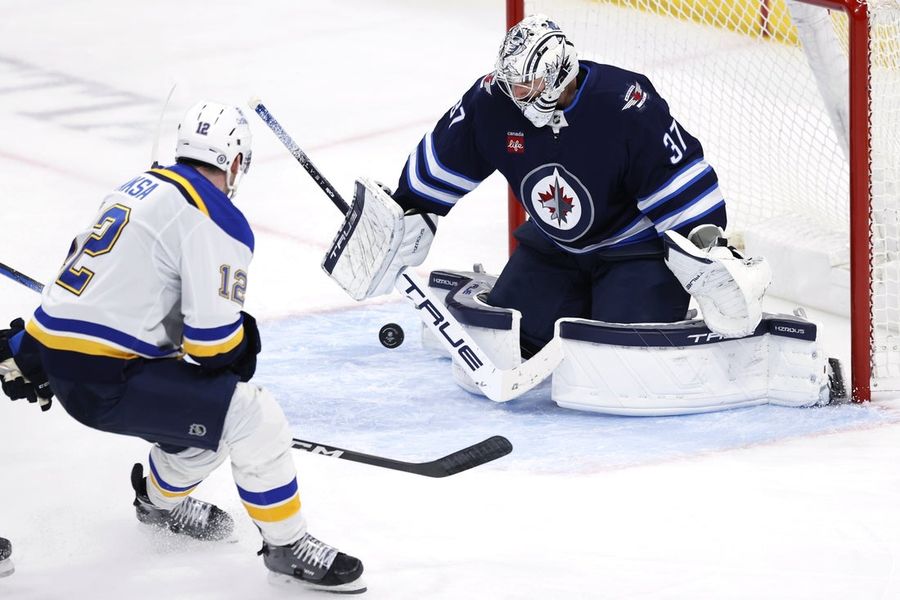 NHL: St. Louis Blues at Winnipeg Jets