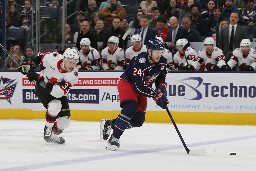 Blue Jackets finally score, get win against Sens