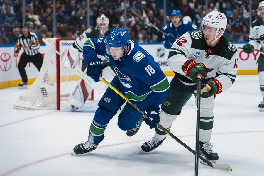 NHL: Minnesota Wild at Vancouver Canucks