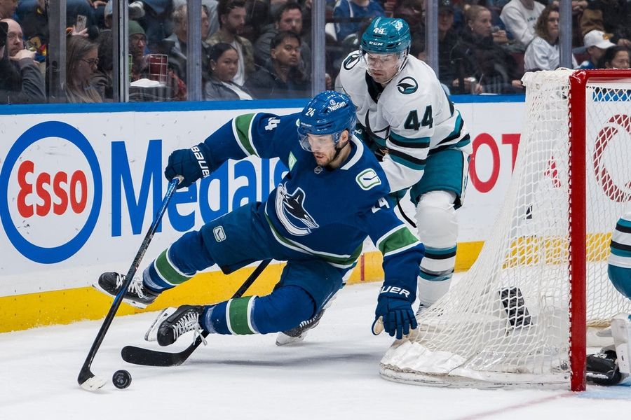 NHL: San Jose Shark at Vancouver Canx