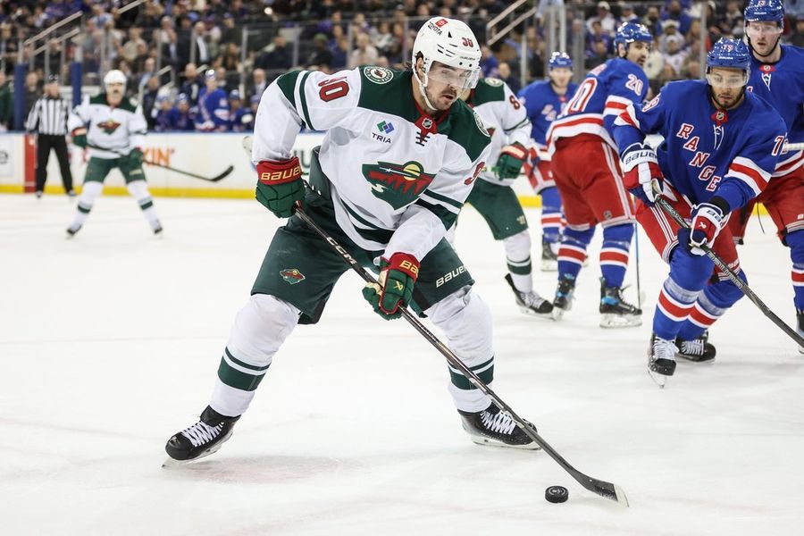 NHL: Minnesota Wild in New York Rangers