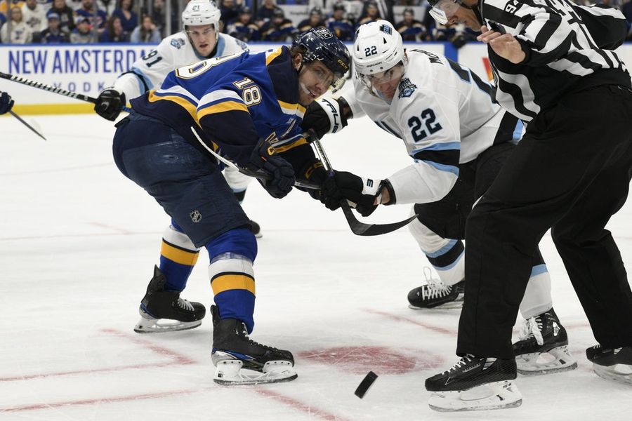 NHL: يوتا في سانت لويس بلوز