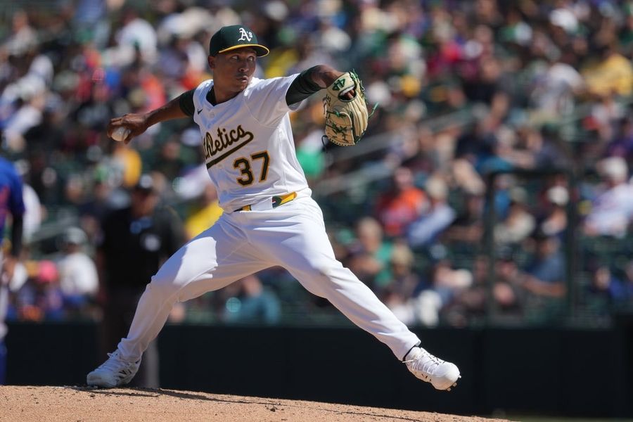 MLB: New York Mets at Athletics