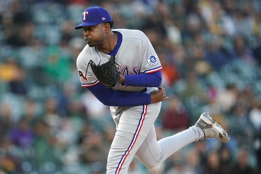 MLB: Texas Rangers at Athletics