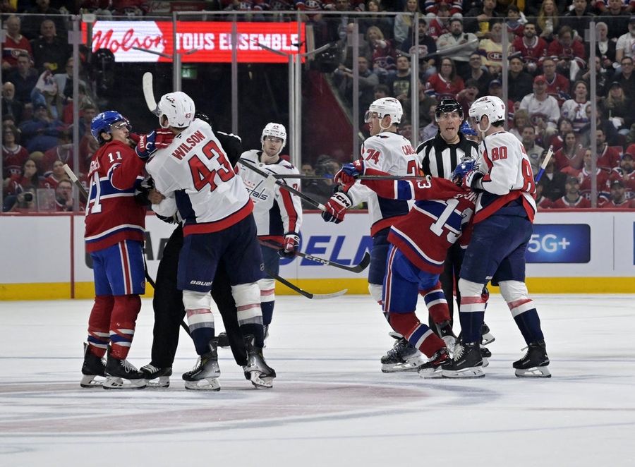 Caps' Tom Wilson, Canadiens' Josh Anderson fined $5K for melee
