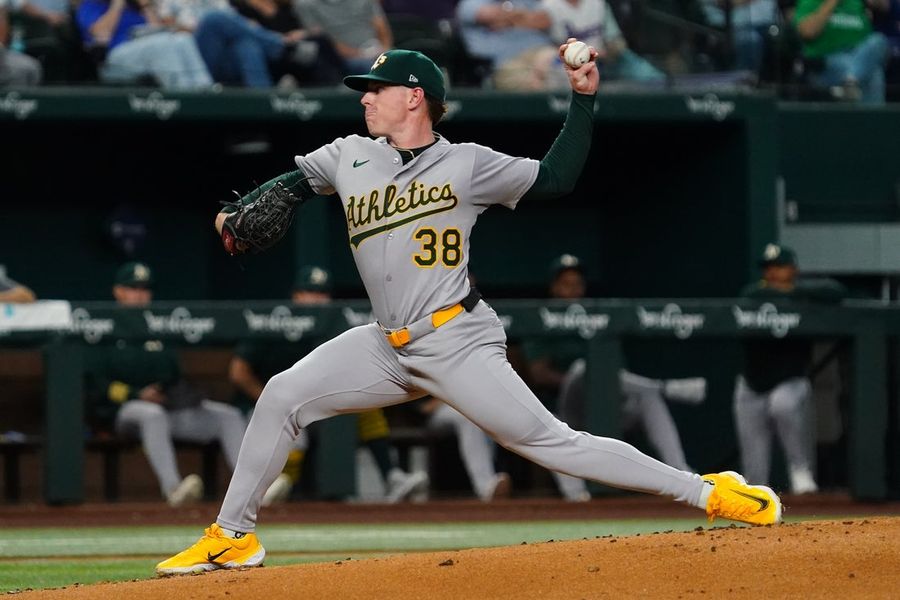 MLB: Athletics in Texas Rangers