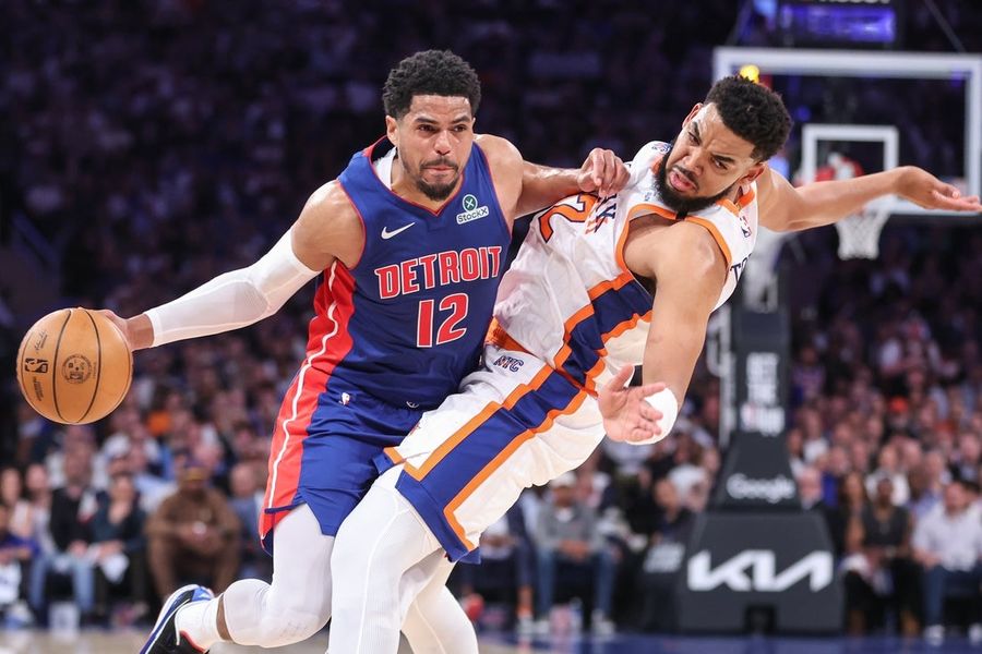 NBA: Playoffs-Detroit Pistons at New York Knicks