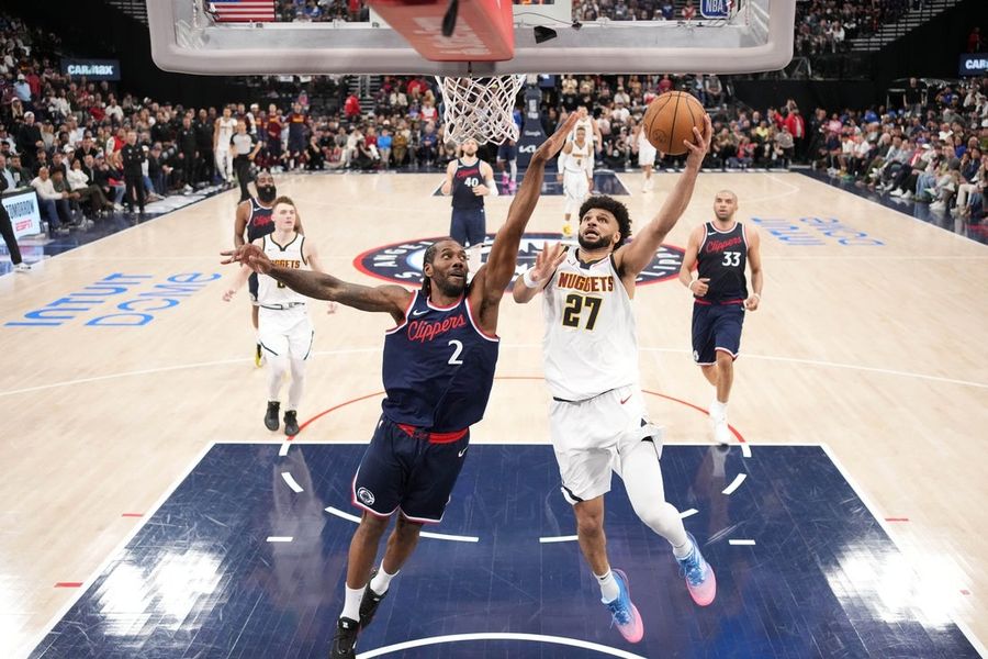 NBA: Playoff-Denver Nigates in Los Angeles Clippers