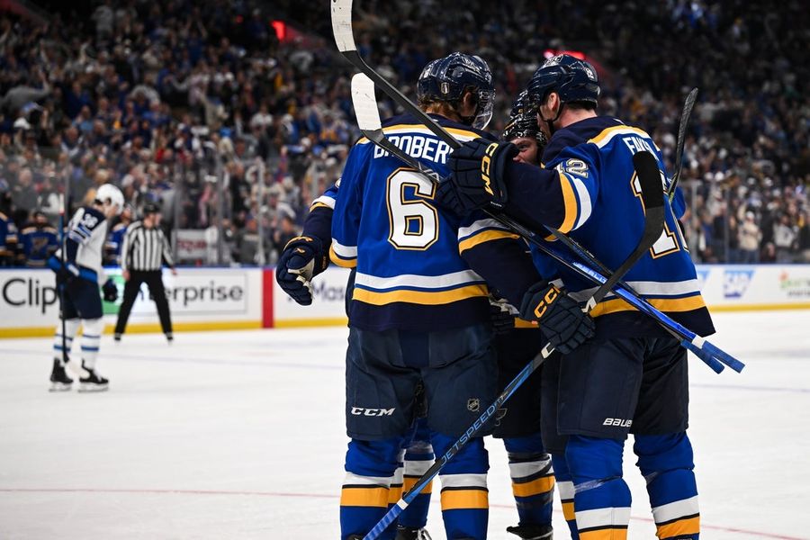NHL: Stanley Cup Playoffs-Winnipeg Jets at St. Louis Blues