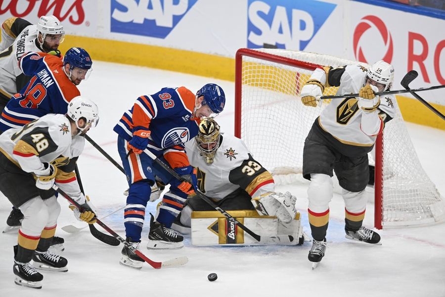 NHL: Stanley Cup Playoff-Wagas Golden Nights in Edmonton Oilers