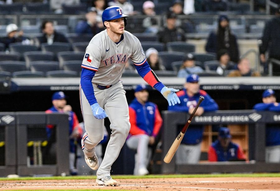 MLB: Texas Rangers at New York Yankees