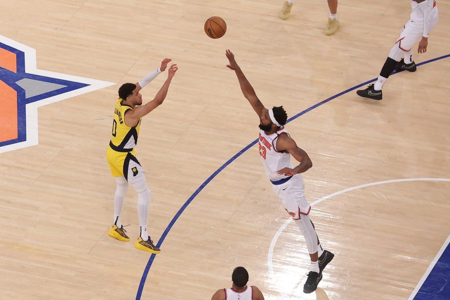 NBA: Playoff-Indiana Pacers in New York Nax