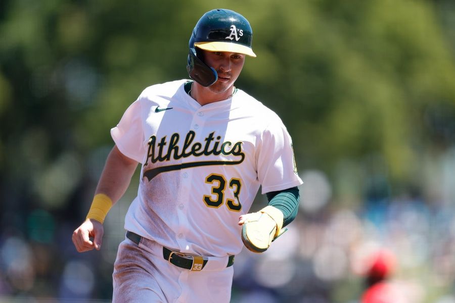 MLB: Los Angeles Angels at Athletics