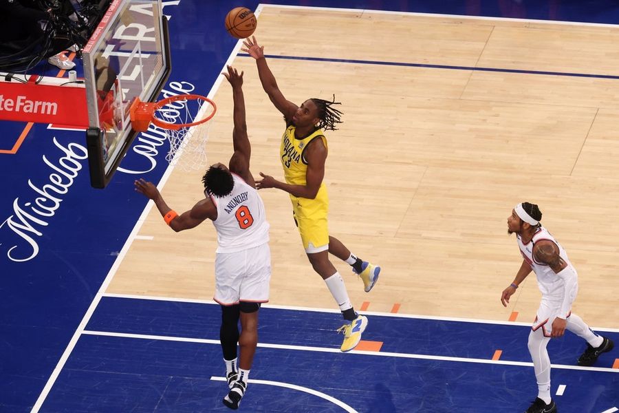 NBA: Playoffs-Indiana Pacers at New York Knicks