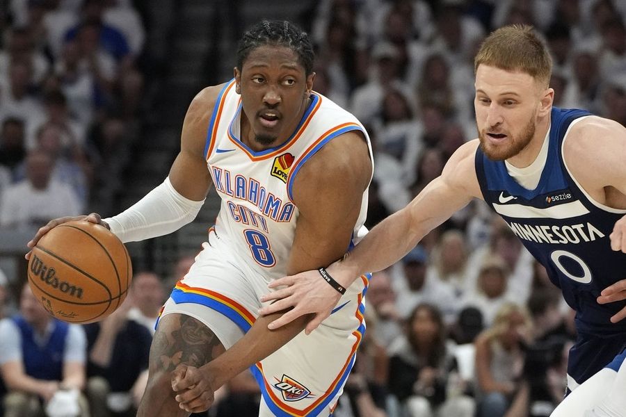 NBA: Playoff-Oclahoma City Thunder in Minnesota Timberwells