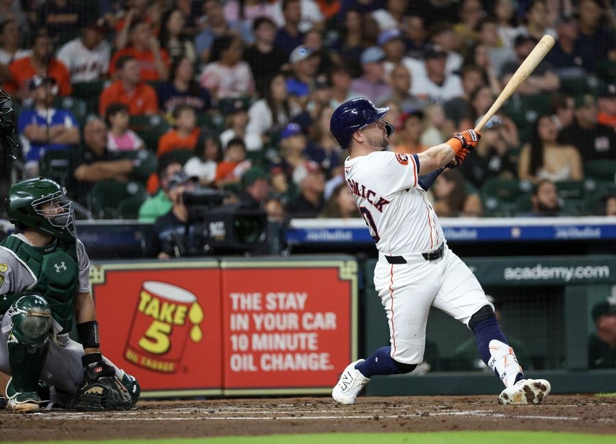 MLB: Athletics at Houston Astros