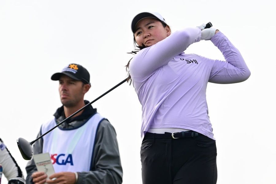 Allisen Corpuz joins 3-way tie for lead at FM Championship