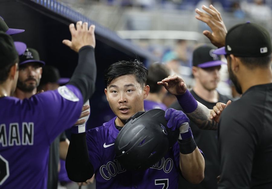 MLB: Colorado Rockies in Miami Marlins