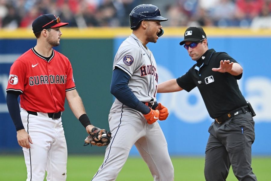 MLB: Houston Astros at Cleveland Guardians
