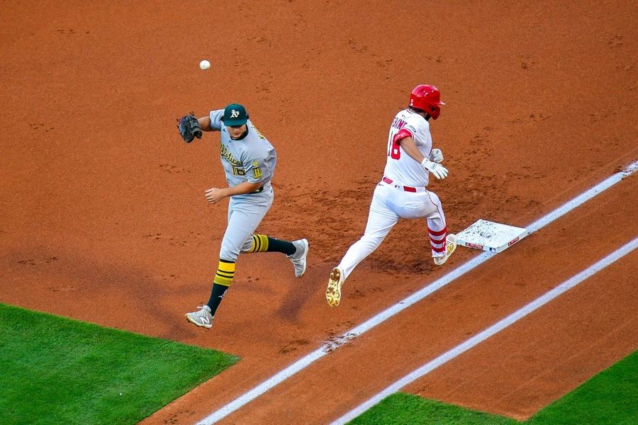 MLB: Athletics at Los Angeles Angels