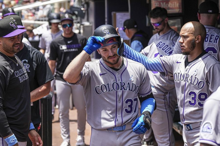 MLB: Colorado Rockies in Atlanta Braves