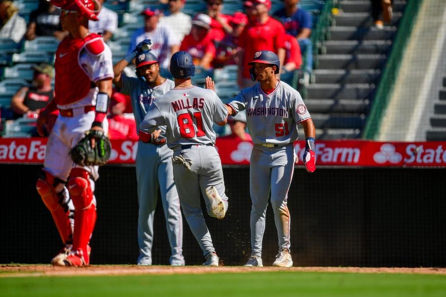 MLB: लॉस एंजिल्स एंजेल्स में वाशिंगटन नेशनल
