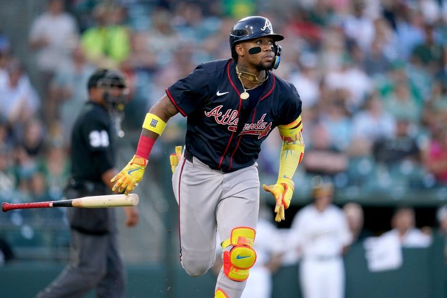 MLB: Atlanta Braves at Athletics