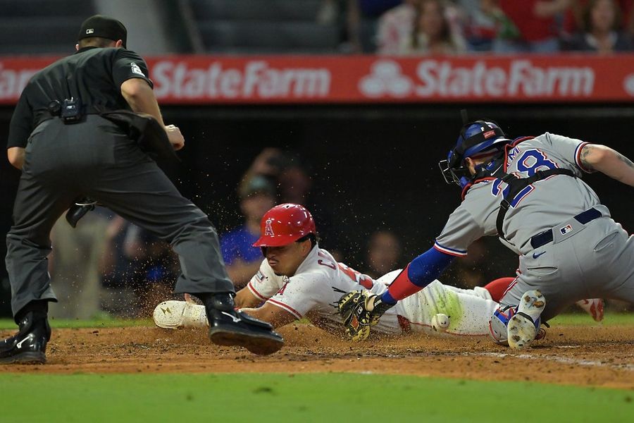 MLB: Texas Rangers at Los Angeles Angels
