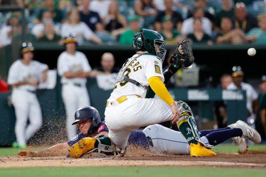 MLB: Seattle Mariners at Athletics
