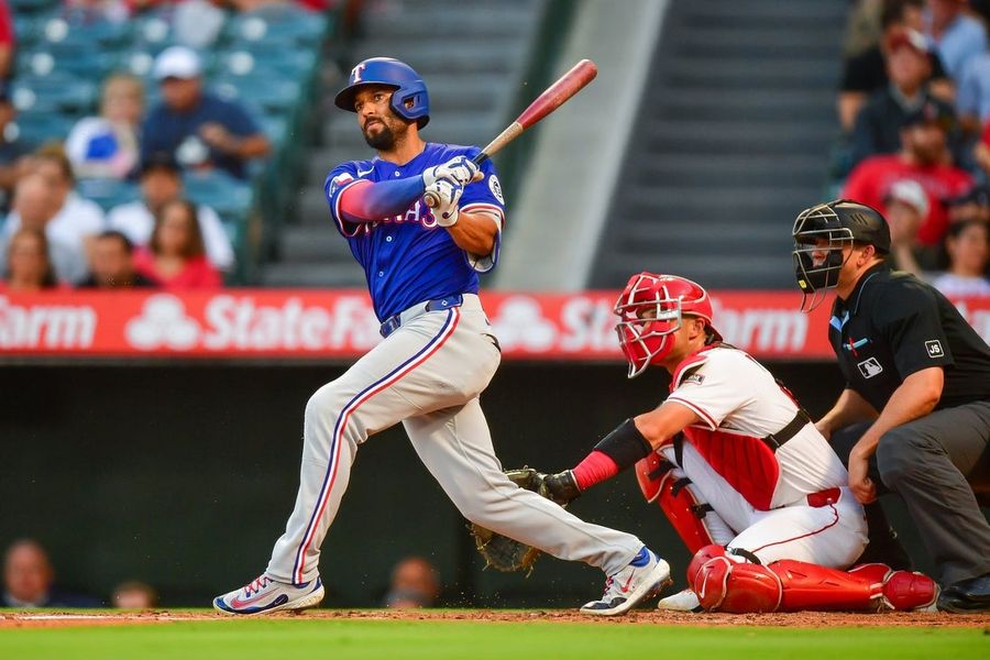 Rangers' Nathan Eovaldi holds down Angels for 100th win