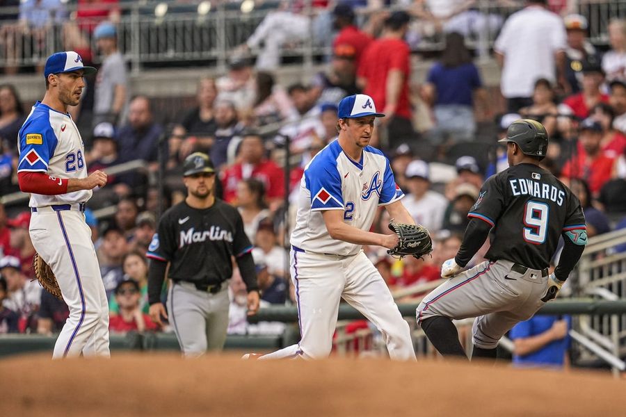 MLB: Game Two-Miami Marlins at Atlanta Braves