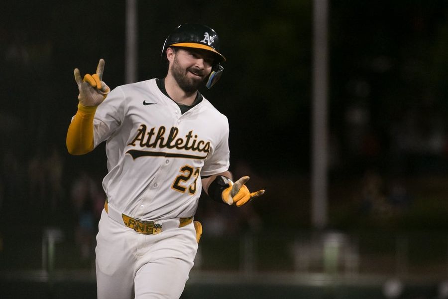 Shea Langeliers, A's aim to continue torrid run vs. Twins