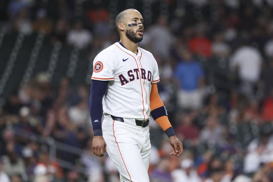 Astros searching for offense going into series finale with Angels