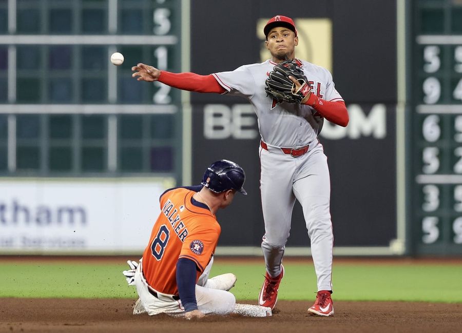 Deadspin | Astros plate two late runs; starter Cristian Javier dazzles in win over Angels