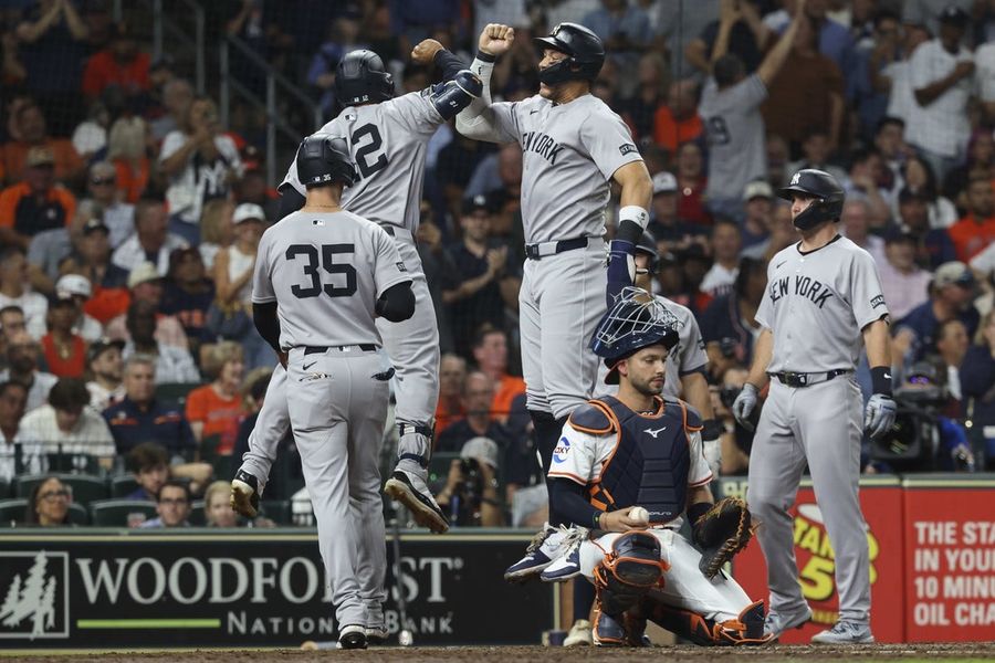 Jazz Chisholm Jr., Trent Grisham power Yankees past Astros