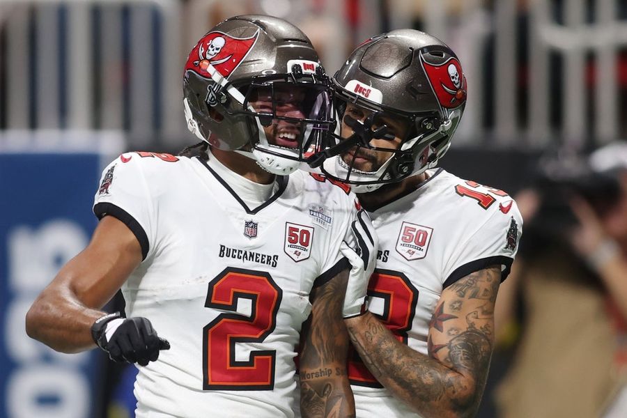 Bucs WRs Mike Evans, Emeka Egbuka active at Detroit