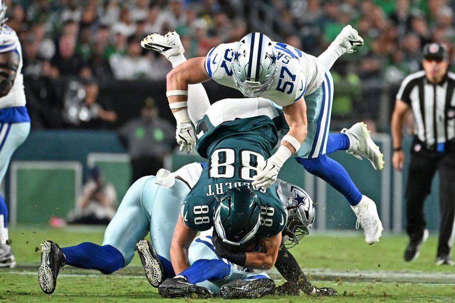 Eagles TE Dallas Goedert (knee sprain) ruled out in Week 2 vs. Chiefs