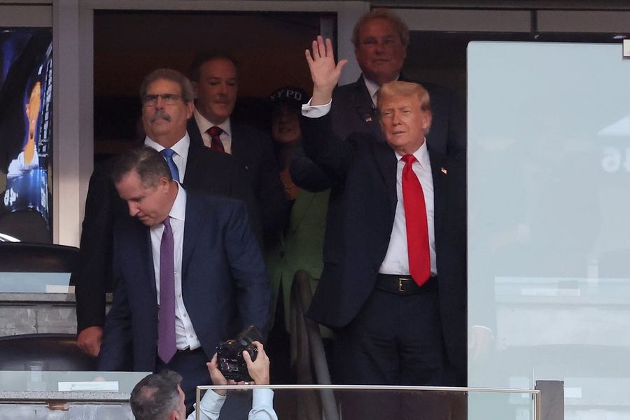 President Trump attends Yankees game on 9/11